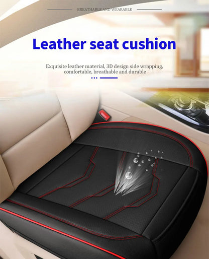SEAMETAL Pu Leather Car Seat Cover Interior 5 Seater Cushion Protector Universal Four Seasons Automobile Seat Covers Accessories
