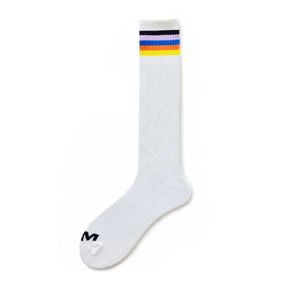 Socks Men Calcetines Striped High Tube Football Socks Skarpetki Men's Socks Sport Sweat Meias Calcetines Hombre Trend Stocking