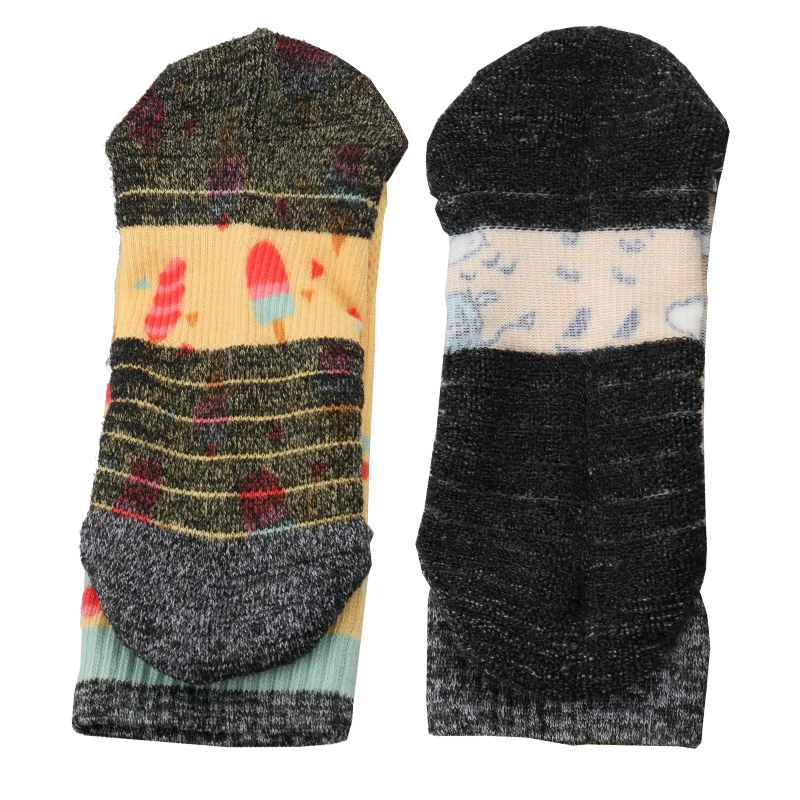 3 Pairs ZEALWOOD Athletic Running Socks Men's Women's Merino Wool Anti-blister Cushion Socks Hiking Environmental Protection