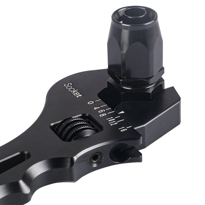 AN/3/4/6/8/10/12 Adjustable Aluminum Wrench Oil Hose End Fitting Tool Aluminum Spanner