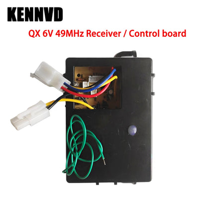 QX7788RX 49MHz QX7822 2.4G Children's Electric Car Remote Control Receiver, Ride on Toys Car Transmitter 2.4G Control Board