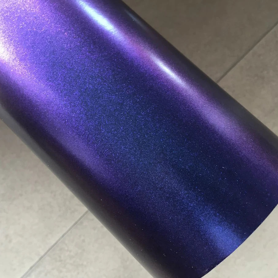 Premium Gloss Chameleon Pearl Glitter Metallic Green purple Vinyl Car Wrap Foil With Air Release Diamond Car Sticker Decal
