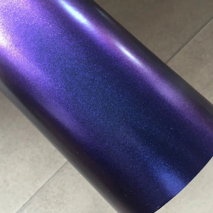 Premium Gloss Chameleon Pearl Glitter Metallic Green purple Vinyl Car Wrap Foil With Air Release Diamond Car Sticker Decal