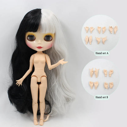 ICY DBS Blyth Doll Series Yin-yang hair style like Sia white skin 1/6 BJD ob24 anime cosplay
