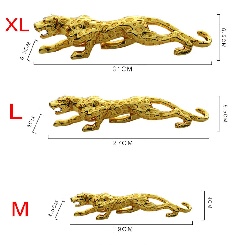 Car Ornaments Leopard Figurine Cool Auto DEcor Automobiles Interior Dashboard Resin Crafts Home Decoration Accessories Gift