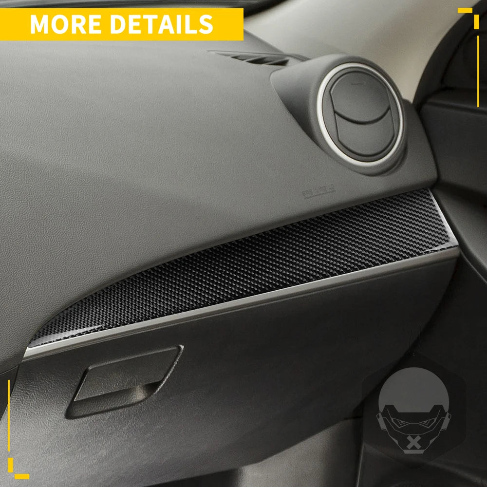 Whole Interior Stickers For Mazda 3 Axela 2010-2013 Carbon Fiber Car Accessories Dash Trim Gear Shift Console Cover Molding