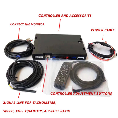 Greddi Sirius 7 Colors LCD Head Up Display Boost Water&Oil Temp Oil Press RPM Fuel Pressure Air-fuel ratio EGT Gauge  ﻿
