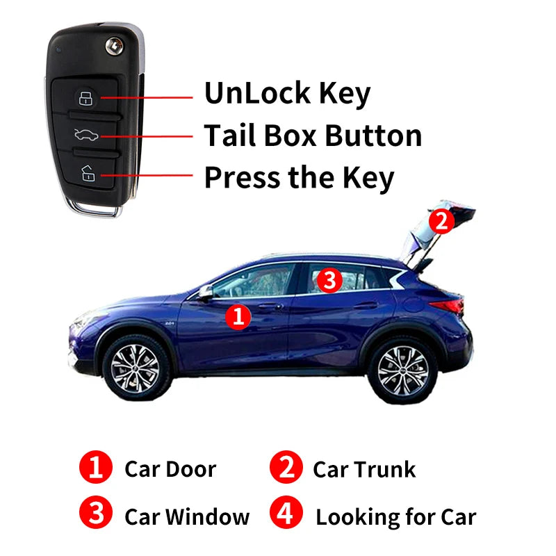 HIPPCRON Universal Car Alarm Systems Remote Central Kit Door Lock Keyless APP With Remote Contr Entry System Central Locking