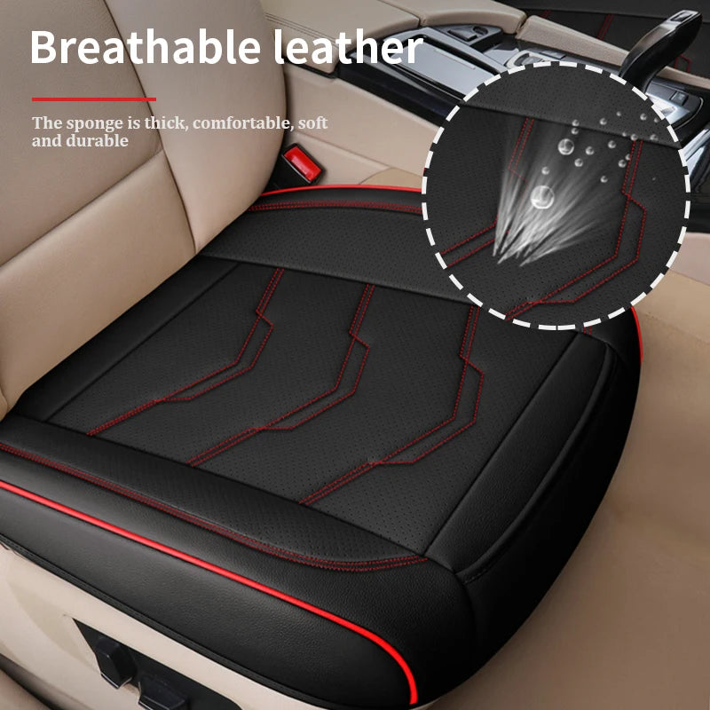 SEAMETAL Pu Leather Car Seat Cover Interior 5 Seater Cushion Protector Universal Four Seasons Automobile Seat Covers Accessories