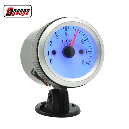 52mm (2 Inch) Car Modification Pointer Boost Water Temp Oil Temperature Meter Pressure Voltage Gauge Blue Backlight