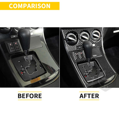Whole Interior Stickers For Mazda 3 Axela 2010-2013 Carbon Fiber Car Accessories Dash Trim Gear Shift Console Cover Molding