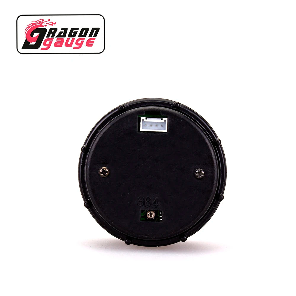 「DRAGON」 52mm Tachometer PRM Boost Gauge Voltage EGT Gauge Water Temperature Oil Temp Oil Pressure Car Gauge Fit for 12V Car