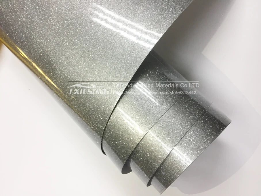 12/30/50/58X100CM/LOT FOR CHOICE Premium Blue High glossy diamond vinyl wrap film with air free bubble