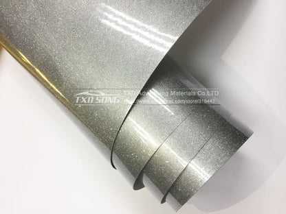 12/30/50/58X100CM/LOT FOR CHOICE Premium Blue High glossy diamond vinyl wrap film with air free bubble