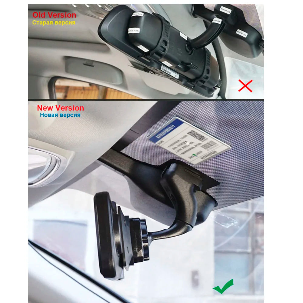 HGDO Interior Rear View Mirror Arm Bracket for Toyota Universal  Inside Mirror Mount Stem for Dash Cam DVR Video Recorder