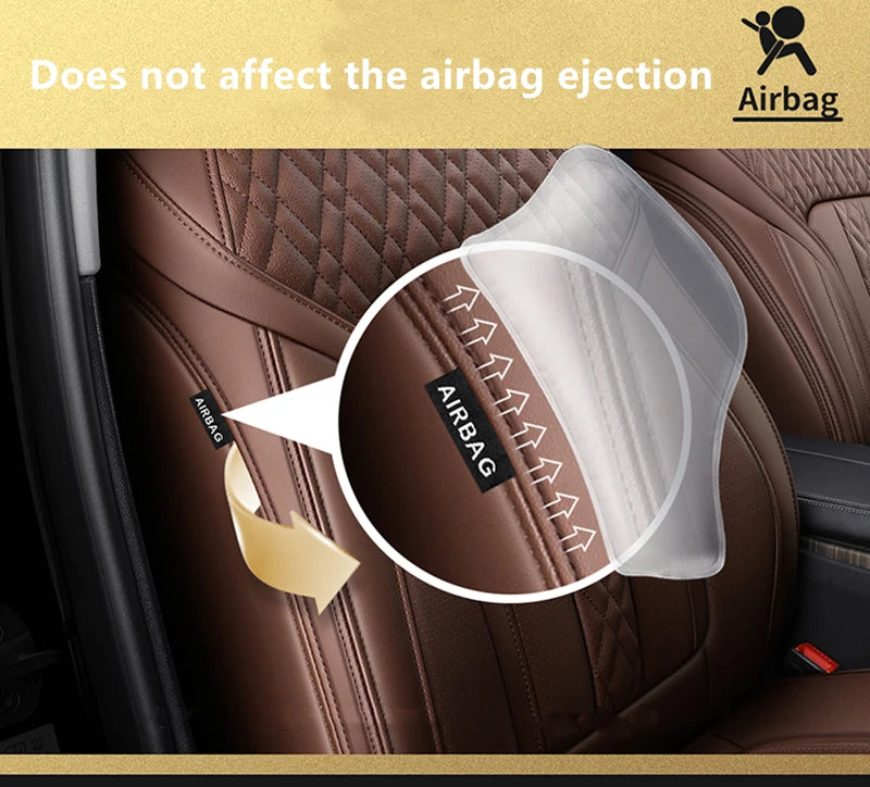 Custom Fit for 2004-2019 2020 2021 2022 2023 2024 2025 Subaru Forester Car Accessories Seat Covers 5 Seats Top Quality Leather