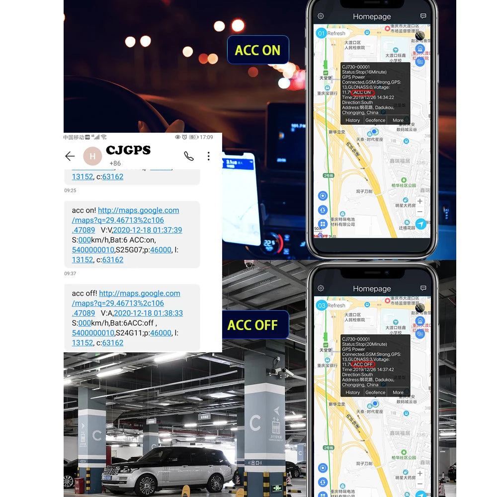 Latest Motorcycle Car Relay GPS Tracker 4G 95V hide Tracking Device Cut Off Oil Towed away ACC status Alarm Locator System free