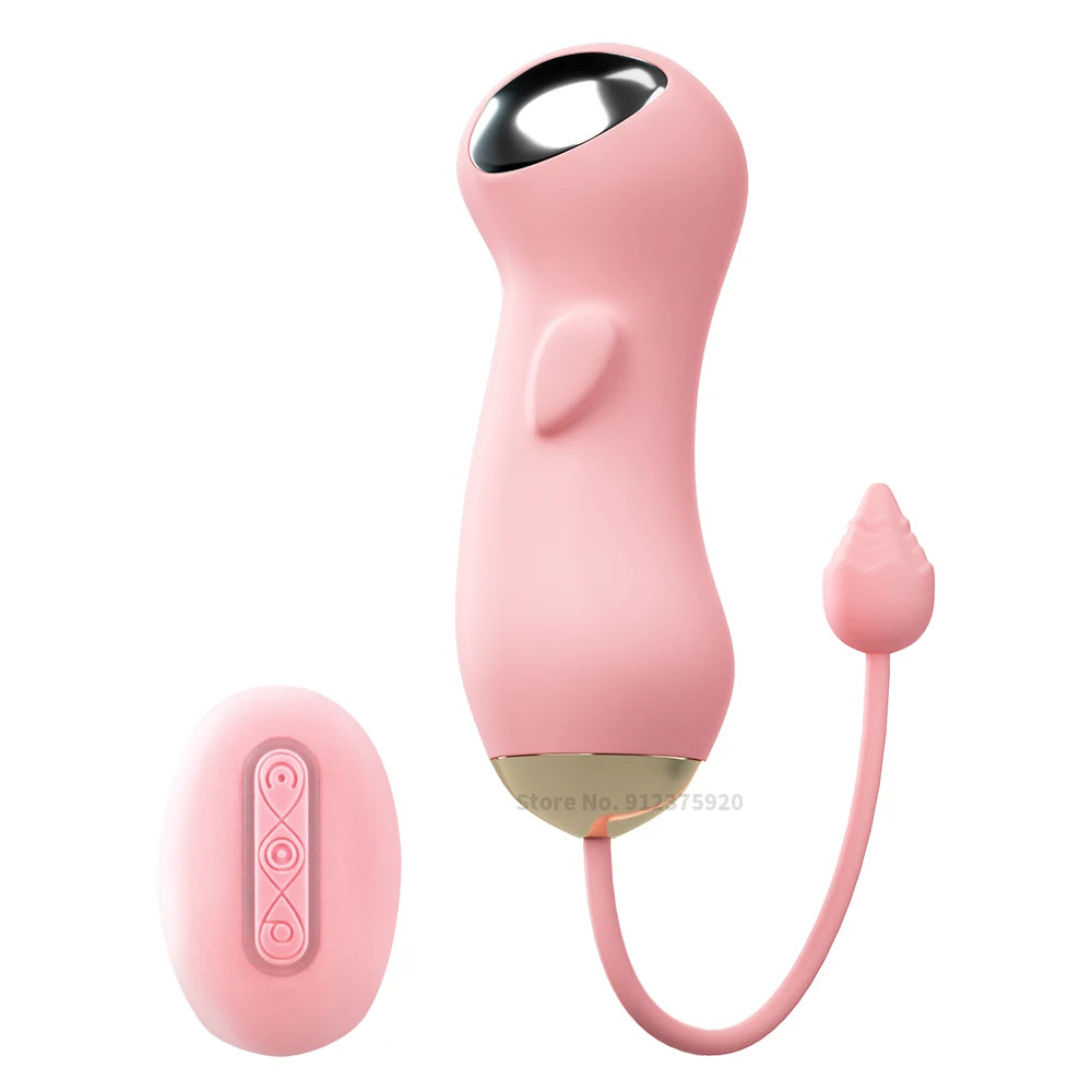 Remote Control Kegel Electric Shock Vaginal Balls for Women Clit Stimulation Vibrator Sex Toy Female Masturbation Vibrating Egg