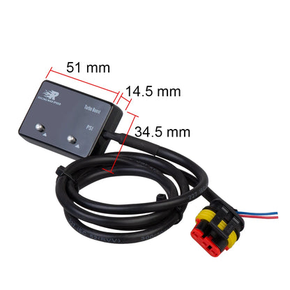 Wholesales 12v car Universal PSI turbo boost vacuum digital meter auto vacuum gauge meter Skyline WRX Evo MPS GTR STI XR6 FPV