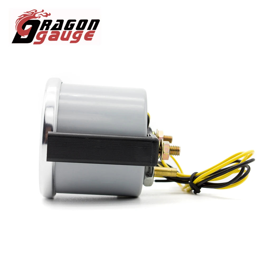 「DRAGON」 52MM Water Temp Oil Temp Oil Press Voltmeter Vacuum Tachometer RPM Boost Gauge Air Fuel Ratio EGT Gauge for 12 Volt Car