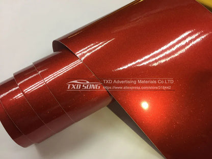 12/30/50/58X100CM/LOT FOR CHOICE Premium Blue High glossy diamond vinyl wrap film with air free bubble