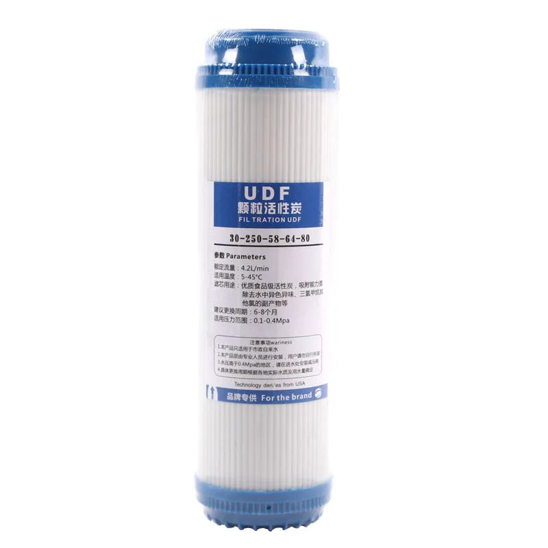 YenvQee 10inch Universal Carbon Cartridge CTO Water Filter Replacement Remove The Cholorine Water Purifier Accessories