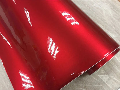 Gloss Metallic Gunmetal Vinyl Wrap Candy Glossy Grey Car Film Sticker With Air Bubble Auto Motorcycle Wrapping Covering Foil