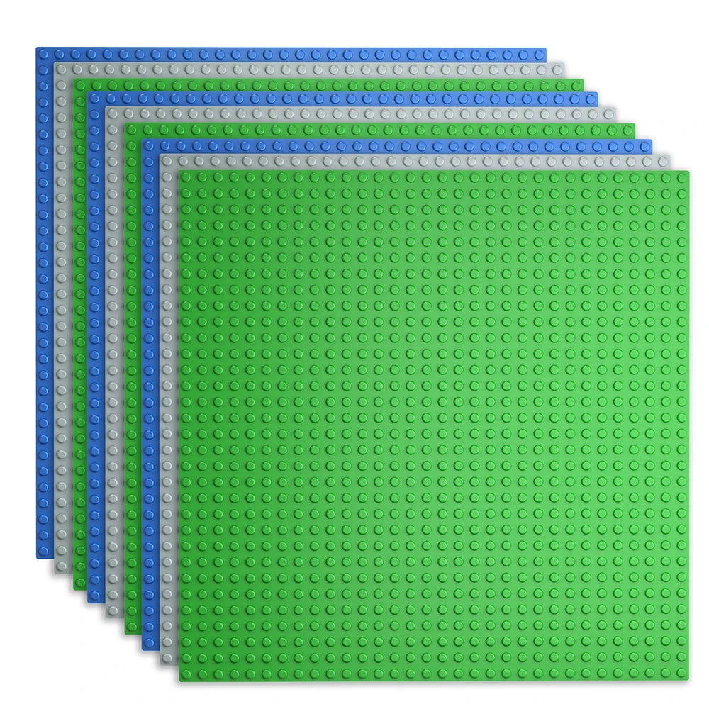32*32 50*50 Dots Classic Base Plates Blocks DIY Small Size City Road Bricks Baseplates Construction Building Toys For Kids Gifts