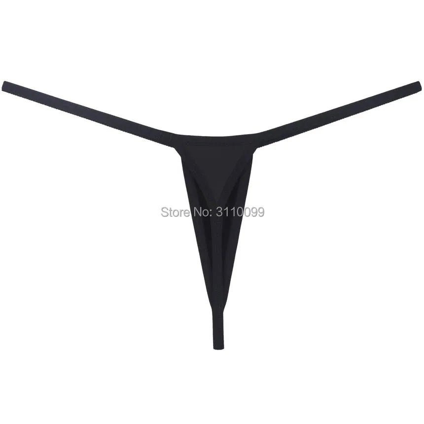 Men Super Soft Smooth T-back Underwear Mini Bikini Bulge Pouch Skinny Panties G-string Tangas