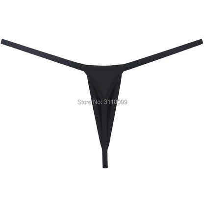 Men Super Soft Smooth T-back Underwear Mini Bikini Bulge Pouch Skinny Panties G-string Tangas