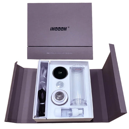 IHOOOH Rich Hydrogen Water Generator Bottle Nano Smart Cup MRET OH 7.8Hz Molecular Resonance Pure H2 Japan Mini Ventilator