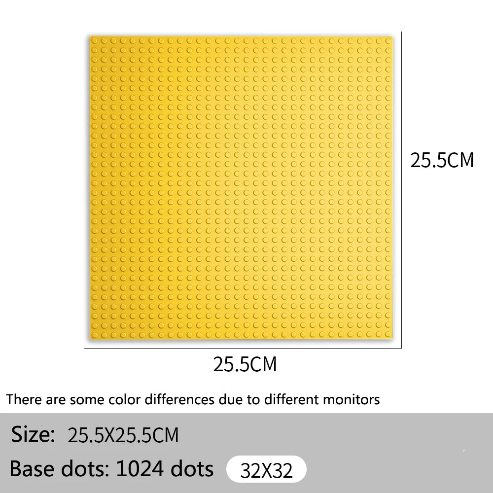 32*32 50*50 Dots Classic Base Plates Blocks DIY Small Size City Road Bricks Baseplates Construction Building Toys For Kids Gifts
