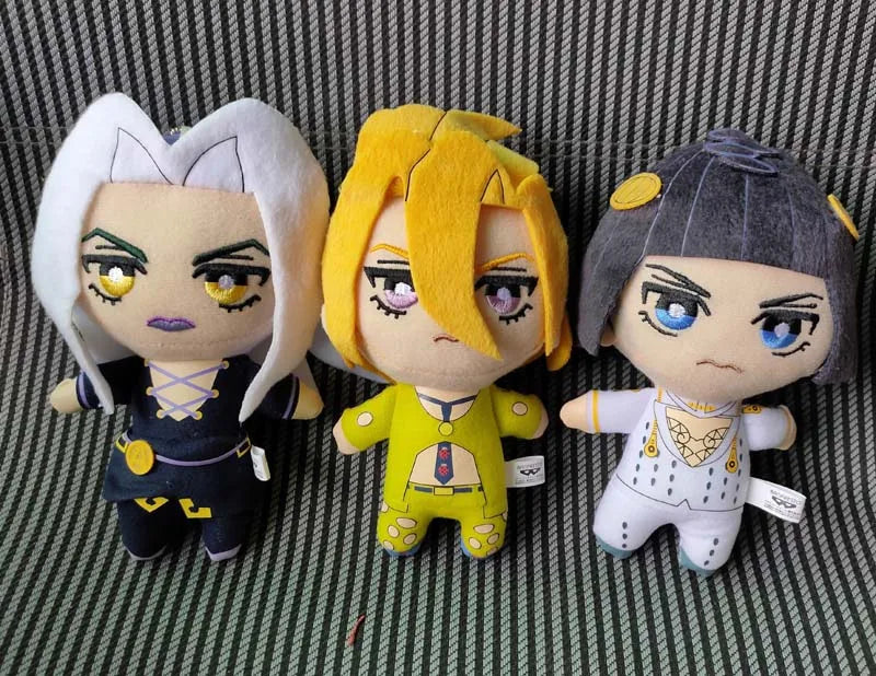 JoJoss Bizarre Adventure Golden Wind Buccellati Abbacchio Fugo Yoshikage Kira Rohan Kishibe Josuke Higashikata Jotaro Kujo plush