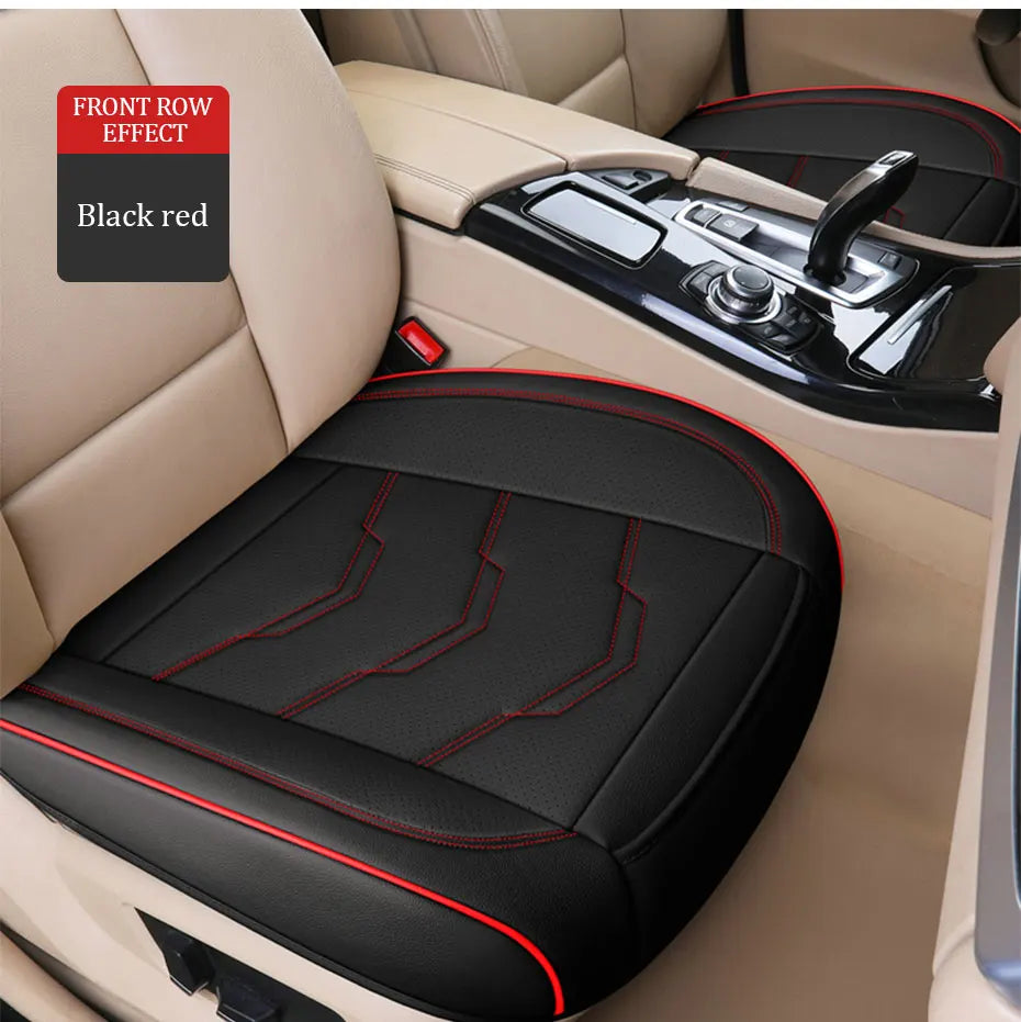 SEAMETAL Pu Leather Car Seat Cover Interior 5 Seater Cushion Protector Universal Four Seasons Automobile Seat Covers Accessories