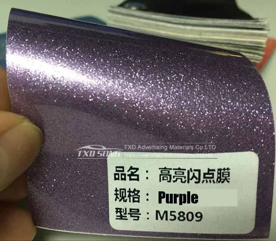 12/30/50/58X100CM/LOT FOR CHOICE Premium Blue High glossy diamond vinyl wrap film with air free bubble