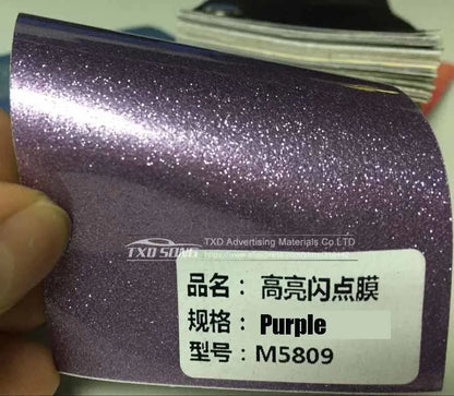 12/30/50/58X100CM/LOT FOR CHOICE Premium Blue High glossy diamond vinyl wrap film with air free bubble