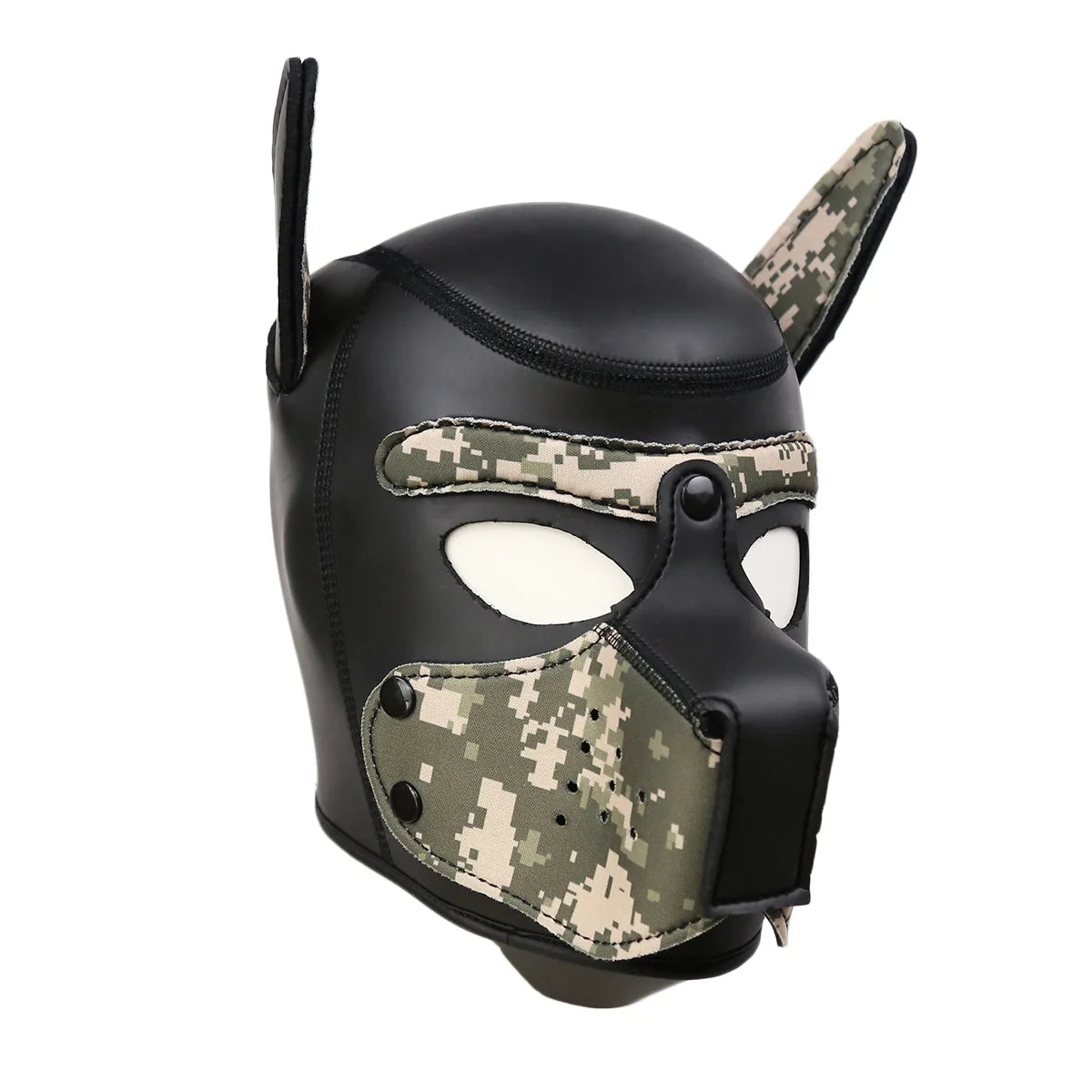 20 Styles Neoprene Puppy Play Dog Hood Mask,Bdsm Bondage Slave Pet Roleplay Party Pup Mask,Removable Muzzle,Couple Flirt Sex Toy