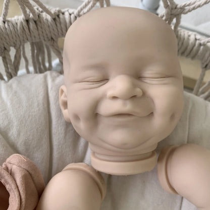 19Inch Reborn Doll Kit Cecilia Soft Fresh Color Vinyl Unfinished Doll Parts with COA