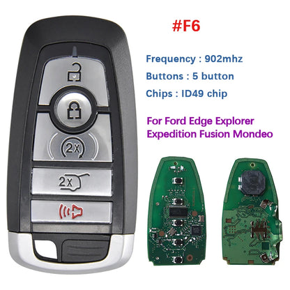 CN018109 315/434/868/902 Remote Key For Ford Edge Explorer Expedition Fusion Mondeo F150 Replacement Smart Keyless Proximity