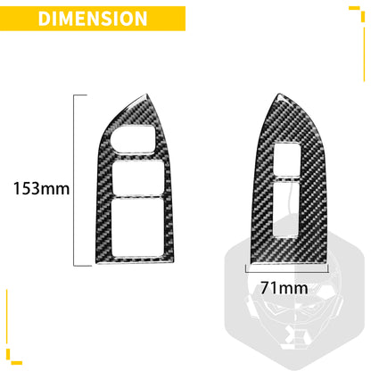 For Subaru BRZ Toyota 86 GT86 2017 2018 2019 Carbon Fiber Car Accessories Gear Shift Cup Holder Air Conditioning Trim Sticker