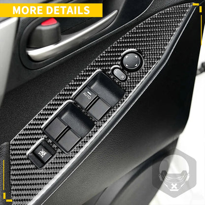 Whole Interior Stickers For Mazda 3 Axela 2010-2013 Carbon Fiber Car Accessories Dash Trim Gear Shift Console Cover Molding