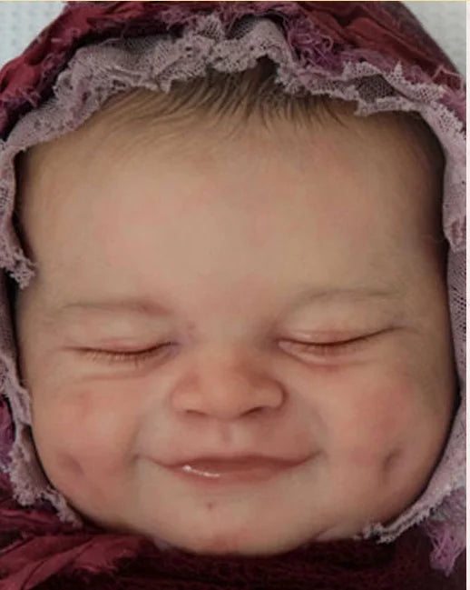 19Inch Reborn Doll Kit Cecilia Soft Fresh Color Vinyl Unfinished Doll Parts with COA