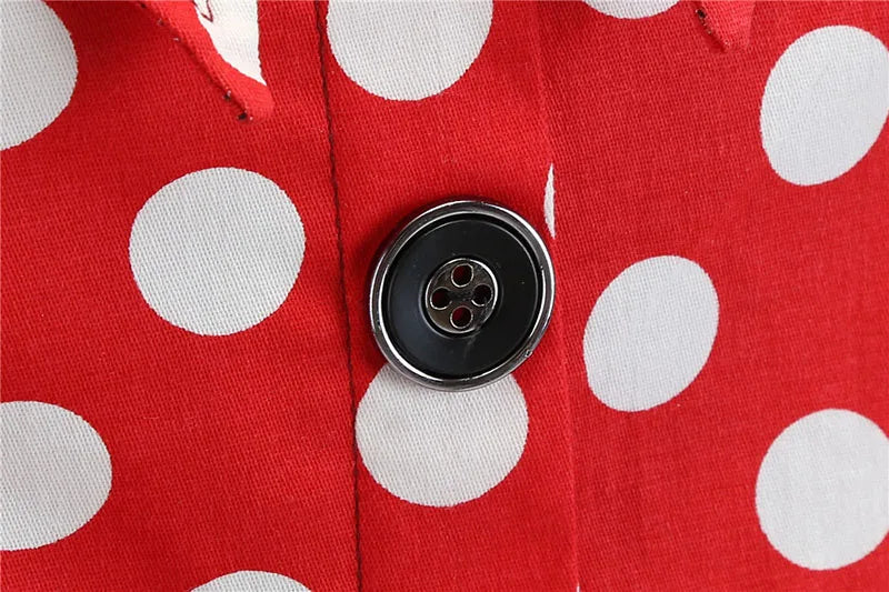 Women's Polka Dot Summer Midi Dress Square Collar Short Sleeve Elegant Vintage Casual Party Holiday Wear