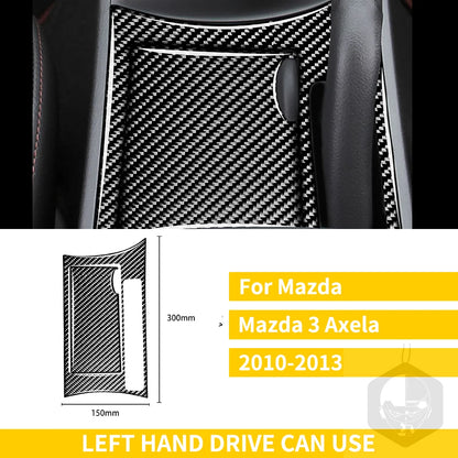 Whole Interior Stickers For Mazda 3 Axela 2010-2013 Carbon Fiber Car Accessories Dash Trim Gear Shift Console Cover Molding