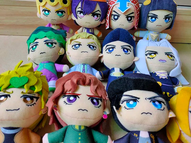 JoJoss Bizarre Adventure Golden Wind Buccellati Abbacchio Fugo Yoshikage Kira Rohan Kishibe Josuke Higashikata Jotaro Kujo plush