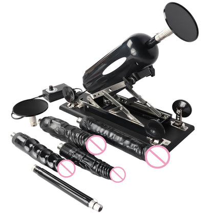 Automatic Telescopic Sex Machine Thrust Dildo Machine with Big Dildo for Men and Women Masturbation Sex Toys