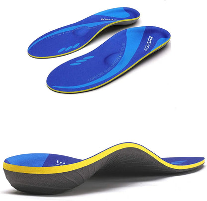 Orthotic Insoles for Plantar Fasciitis Relief-Arch Support, Flat Feet Pain Relief, Shock Absorption, All-Day Comfort  Women Men