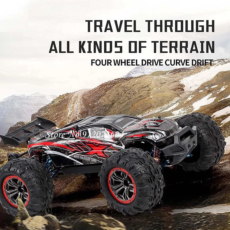 1:10 Professional Brushless 4WD RC Racing Drift Car 80KM/H All-terrain Off-road 2.3KG Steering Gear Alloy Frame RC Buggy Model