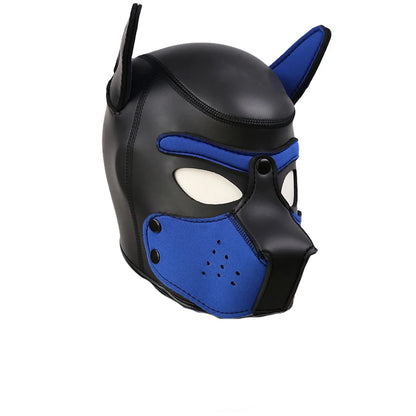 Party Masks Pup Puppy Play Dog Hood Sexy Neck Collar BDSM Bondage Kit Cosplay Full Head Ears Halloween Mask Sex Toy For Couples