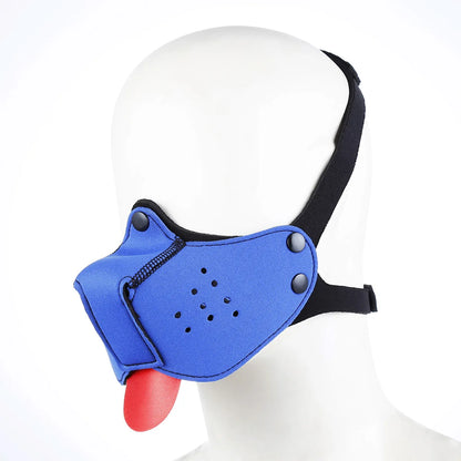 20 Styles Neoprene Puppy Play Dog Hood Mask,Bdsm Bondage Slave Pet Roleplay Party Pup Mask,Removable Muzzle,Couple Flirt Sex Toy